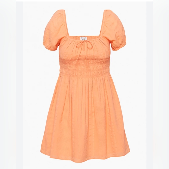 Sunday Best Dresses & Skirts - Sunday Best Kay dress apricot smokes waist Size small